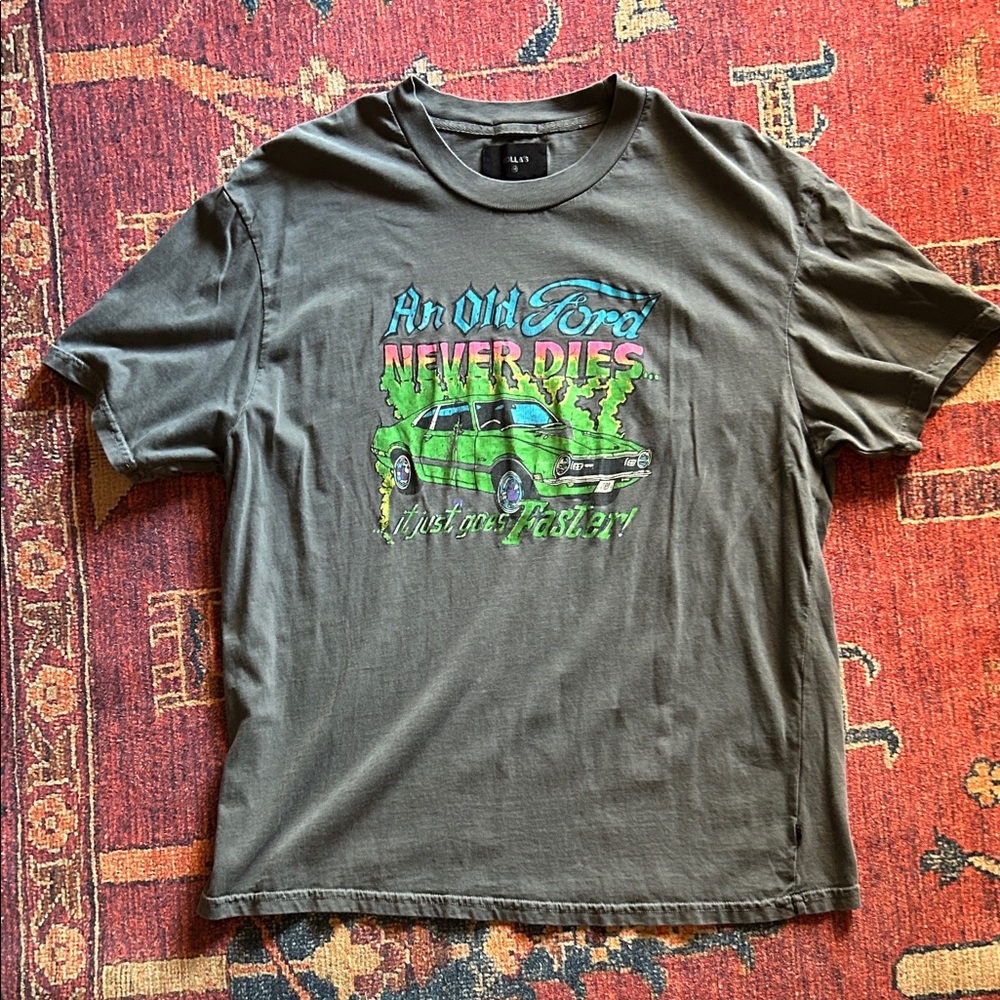 ROLLA’S An Old Ford Never Dies Mens Medium T-Shirt